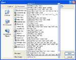 Text Hawk's Open File Dialog