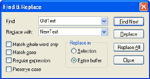 Text Hawk's Find and Replace Dialog